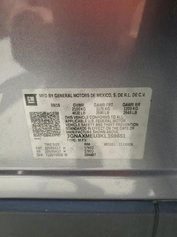 2019 CHEVROLET EQUINOX LT - 3GNAXMEU3KL169851