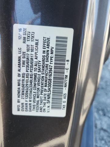2016 HONDA ODYSSEY SE 5FNRL5H30GB163947
