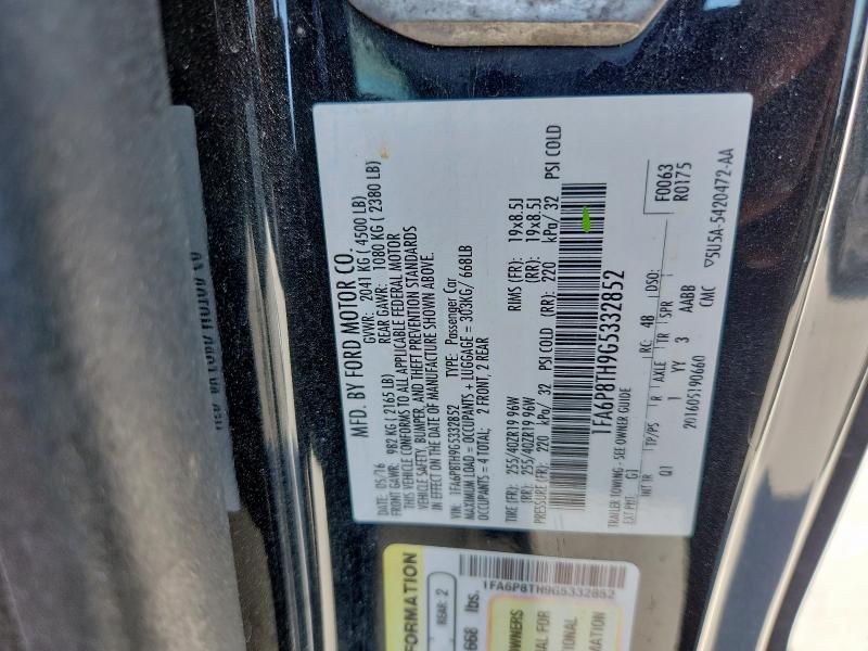 2016 FORD MUSTANG - 1FA6P8TH9G5332852