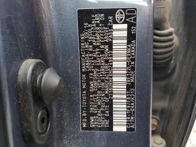 2017 TOYOTA COROLLA L 2T1BURHEXHC749813