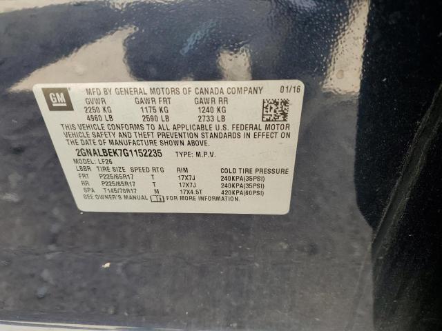 2016 CHEVROLET EQUINOX LS 2GNALBEK7G1152235