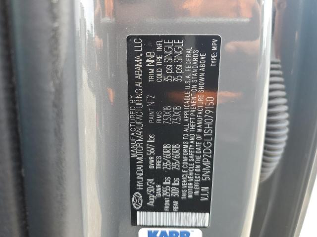 2025 HYUNDAI SANTA FE SEL 5NMP2DGL1SH079150