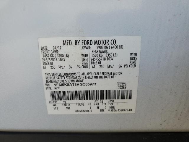 2017 FORD EXPLORER P - 1FM5K8AT8HGC85973