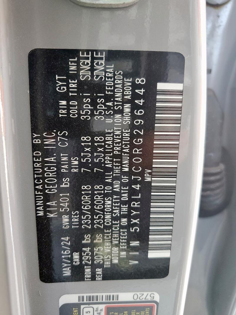 2024 KIA SORENTO S - 5XYRL4JC0RG296448