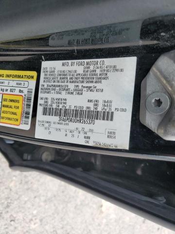 2017 FORD FUSION TIT 3FA6P0RU0HR265370