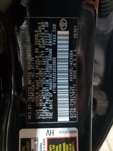 2014 TOYOTA AVALON HYB - 4T1BD1EB2EU032800