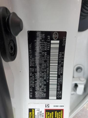 2020 TOYOTA CAMRY LE 4T1C11AK8LU956593