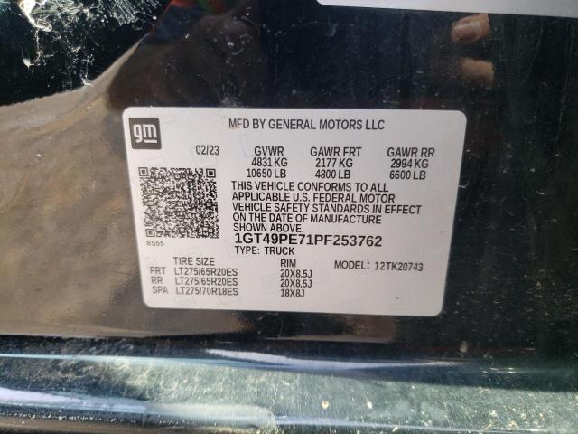 2023 GMC SIERRA K25 1GT49PE71PF253762