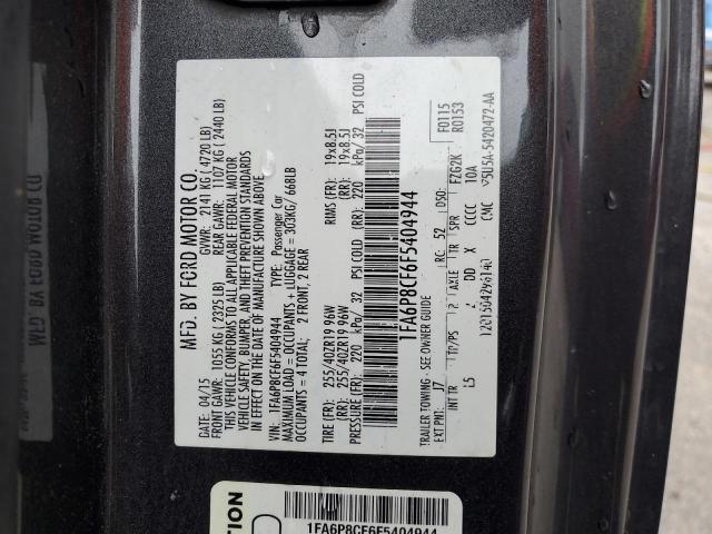2015 FORD MUSTANG GT 1FA6P8CF6F5404944
