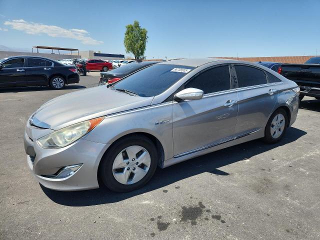 HYUNDAI SONATA HYBRID 2012 silver sedan 4d hybrid engine KMHEC4A44CA041652 photo #1