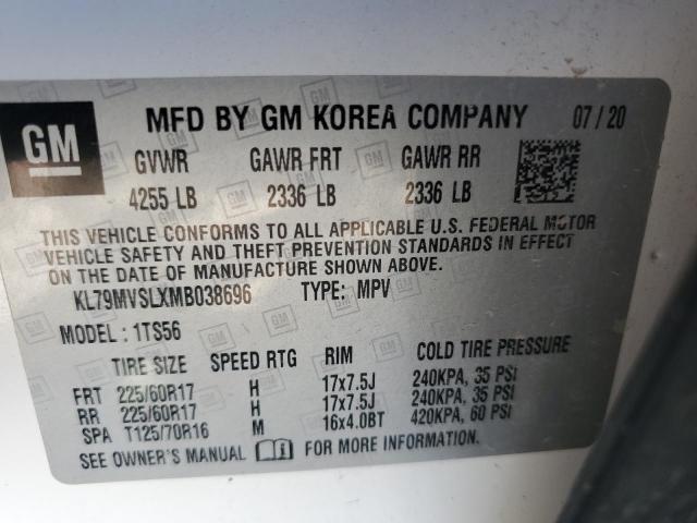 2021 CHEVROLET TRAILBLAZER ACTIV KL79MVSLXMB038696