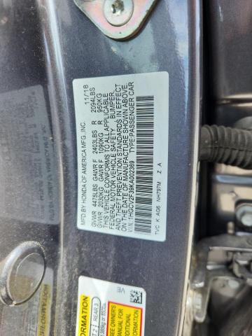 2019 HONDA ACCORD SPO 1HGCV2F39KA002369