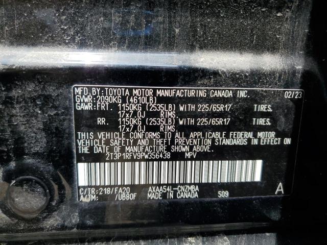 2023 TOYOTA RAV4 XLE 2T3P1RFV9PW356438