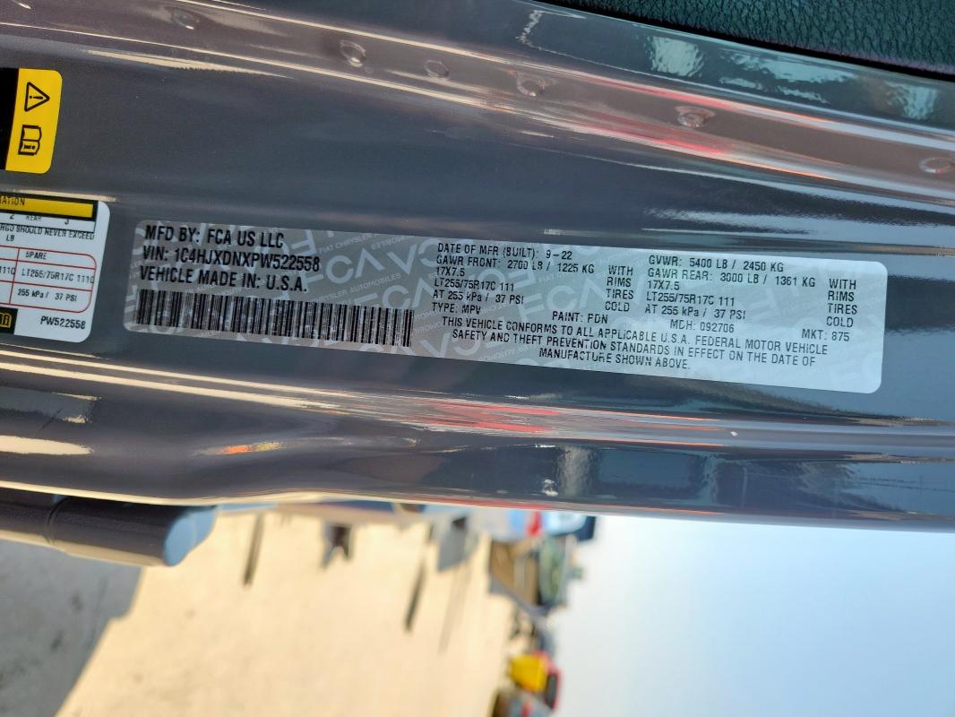 2023 JEEP WRANGLER S 1C4HJXDNXPW522558