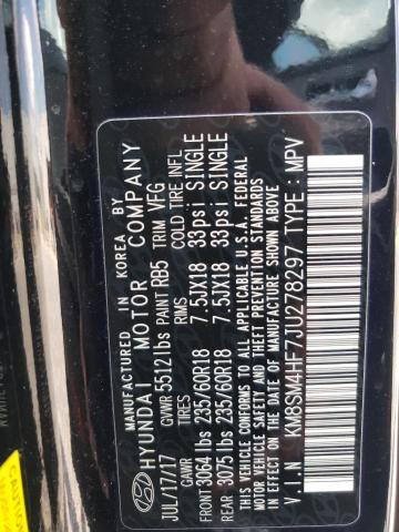2018 HYUNDAI SANTA FE S KM8SM4HF7JU278297