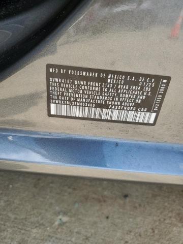 2025 VOLKSWAGEN JETTA SPOR 3VWBX7BU3SM053480