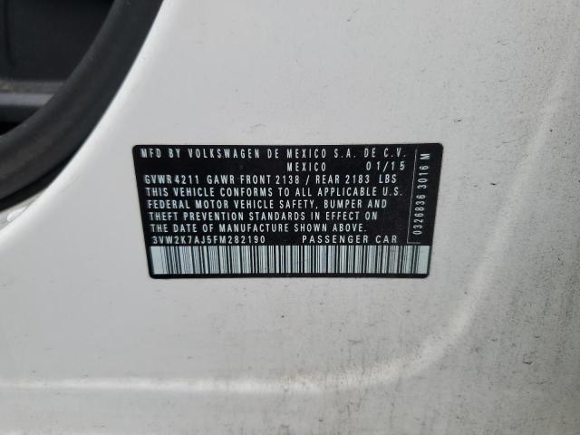 2015 VOLKSWAGEN JETTA BASE 3VW2K7AJ5FM282190