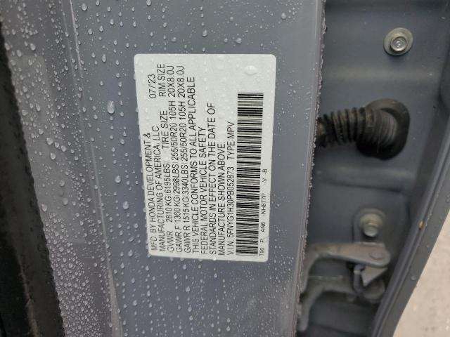 2023 HONDA PILOT SPOR 5FNYG1H30PB052873