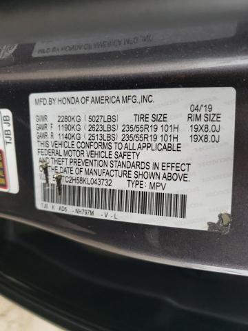 2019 ACURA RDX TECHNOLOGY 5J8TC2H58KL043732