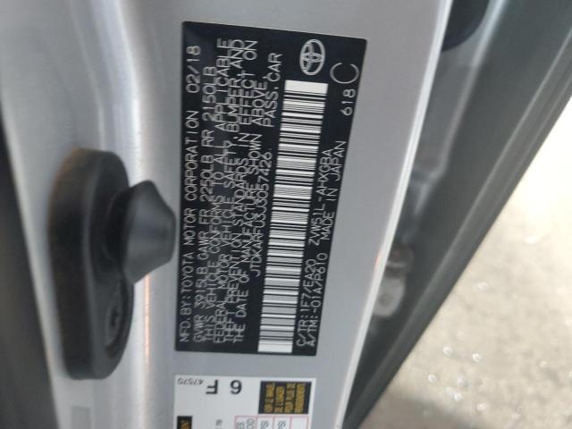 2018 TOYOTA PRIUS JTDKARFU3J3057426
