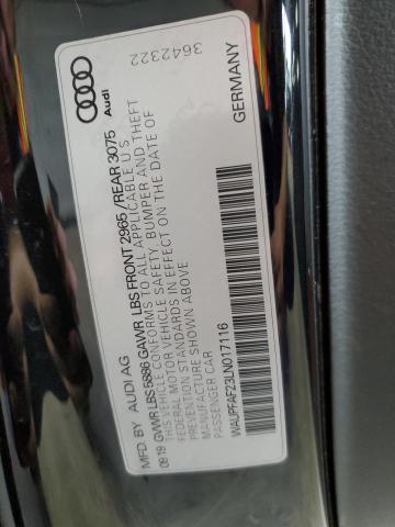 2020 AUDI S7 PREMIUM PLUS WAUPFAF23LN017116