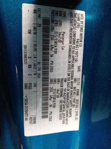2016 FORD FOCUS SE 1FADP3F24GL255188