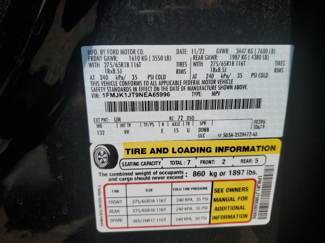 FORD EXPEDITION MAX XLT