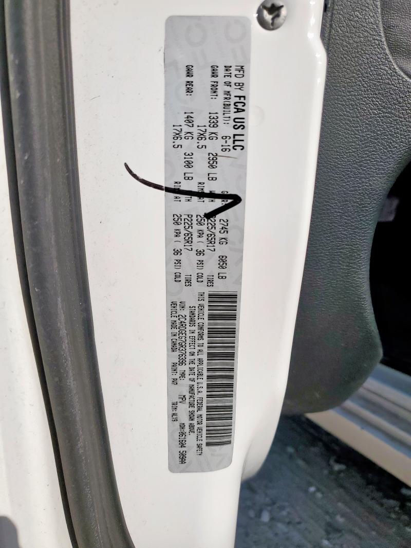 2016 DODGE GRAND CARAVAN R/T 2C4RDGEG7GR376396