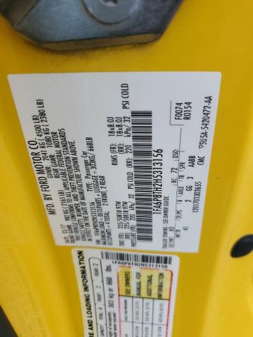 2017 FORD MUSTANG 1FA6P8TH2H5313156