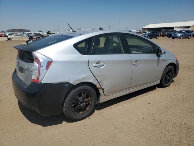 TOYOTA PRIUS 2013 silver  hybrid engine JTDKN3DU5D5627021 photo #4