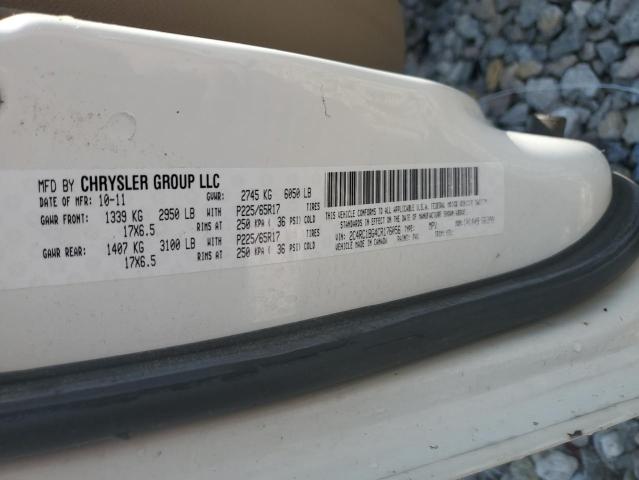 2012 CHRYSLER TOWN & COU - 2C4RC1BG4CR176056