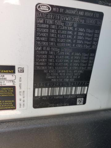 2020 LAND ROVER DISCOVERY SALRU2RV1L2417778
