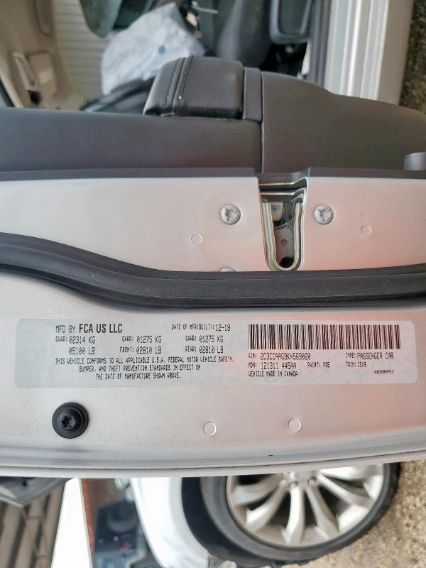 2019 CHRYSLER 300 TOURING 2C3CCAAG9KH569020