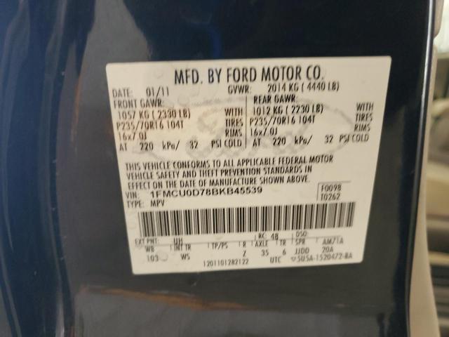 2011 FORD ESCAPE XLT - 1FMCU0D78BKB45539