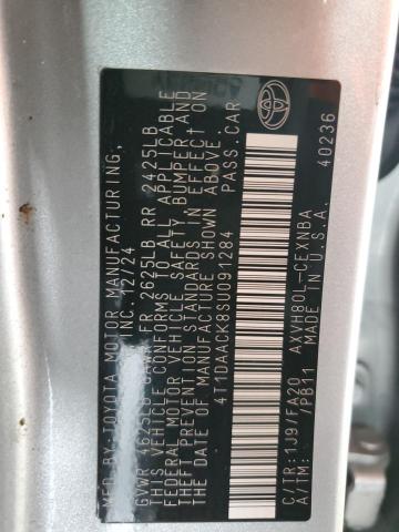 2025 TOYOTA CAMRY XSE 4T1DAACK8SU091284