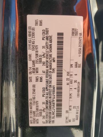 2015 LINCOLN MKC 5LMCJ1A97FUJ15041