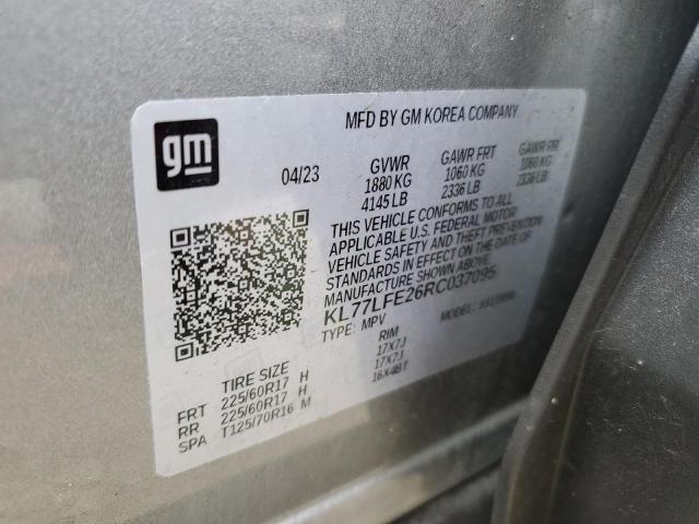 2024 CHEVROLET TRAX LS KL77LFE26RC037095