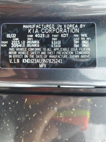 2022 KIA SOUL LX KNDJ23AU3N7825241
