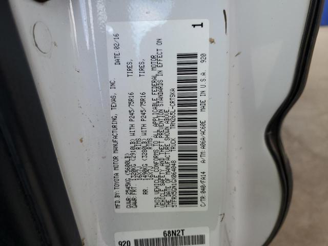 2016 TOYOTA TACOMA ACC #3319115275