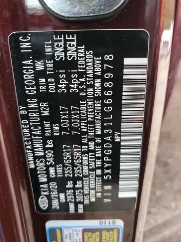 2020 KIA SORENTO L #3294414491