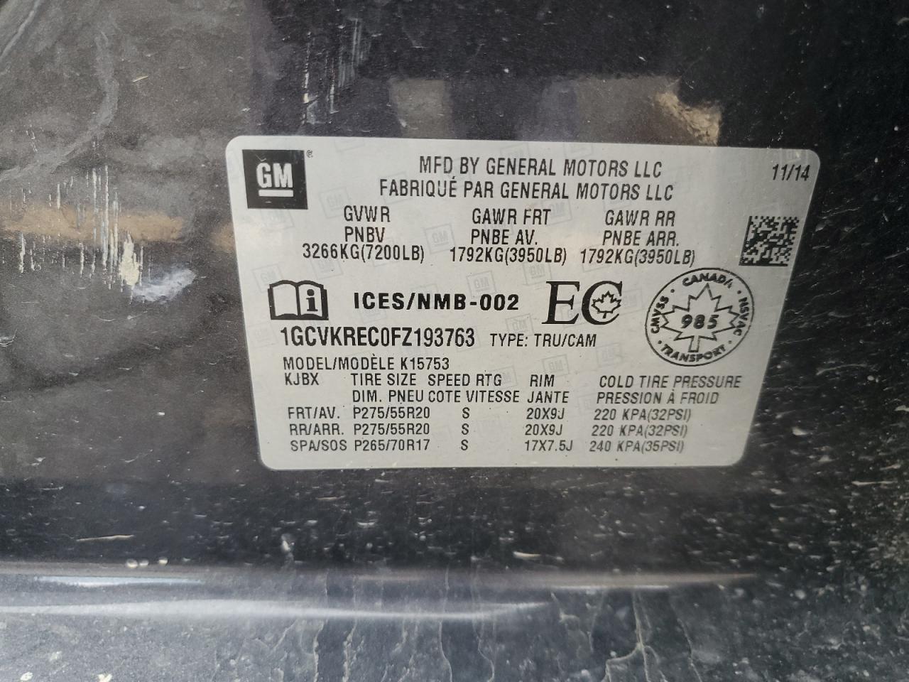 CHEVROLET SILVERADO K1500 LT