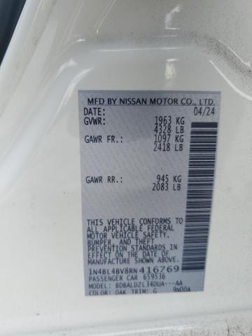 2024 NISSAN ALTIMA S 1N4BL4BV8RN416769