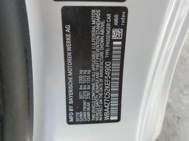2019 BMW 440XI WBA4Z7C52KEF54900