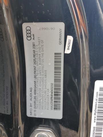 2015 AUDI A5 PREMIUM - WAUCFAFR4FA043232