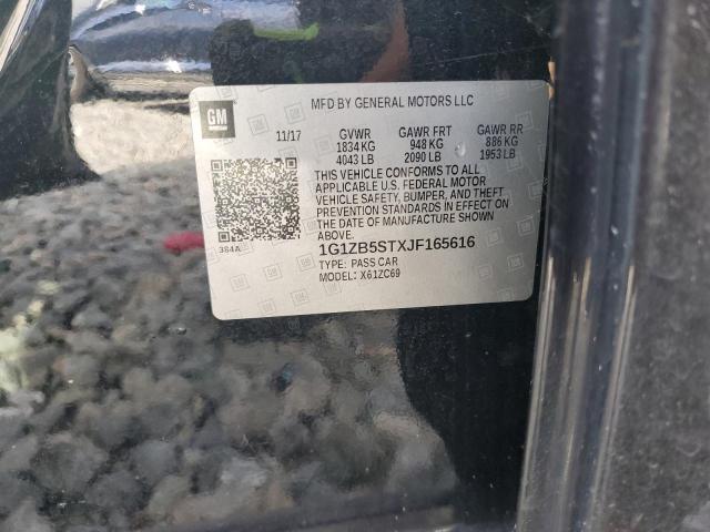 2018 CHEVROLET MALIBU LS 1G1ZB5STXJF165616