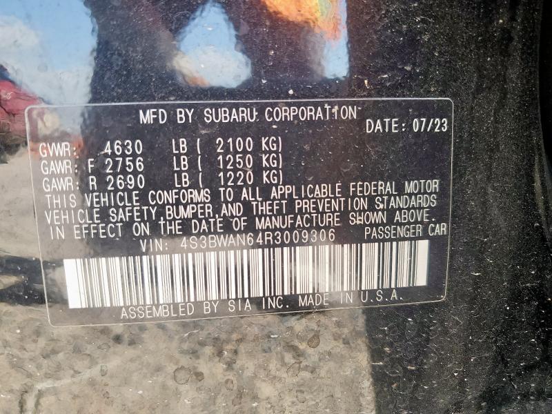 2024 SUBARU LEGACY LIM 4S3BWAN64R3009306