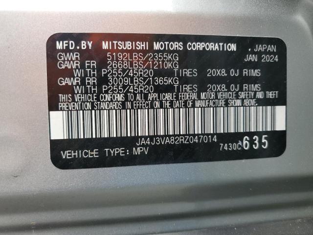 2024 MITSUBISHI OUTLANDER JA4J3VA82RZ047014