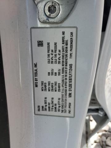 2020 TESLA MODEL 3 5YJ3E1EB7LF712445