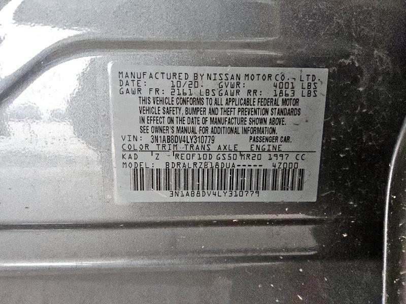 2020 NISSAN SENTRA SR - 3N1AB8DV4LY310779