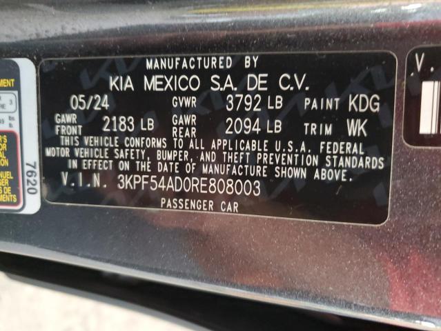 2024 KIA FORTE GT L #3285711729